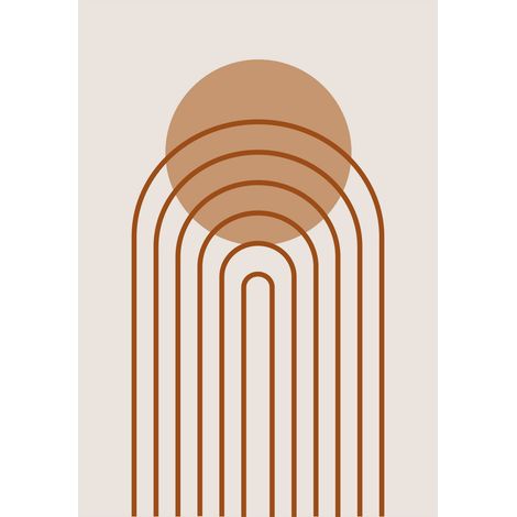Papier peint panoramique - Boho - 130 cm x 187 cm (1/2)