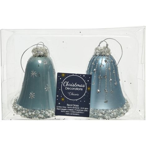 Pendaglio 2 Campane Azzurrourro D6,5 H8