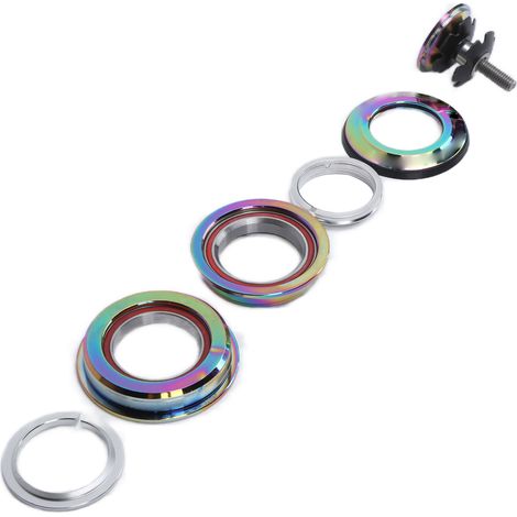 LeBycle Steuersatz für Mountainbikes und Rennräder, zweifach gelagert, 28,6 x 44 - 50,6 x 30 mm (1/5)