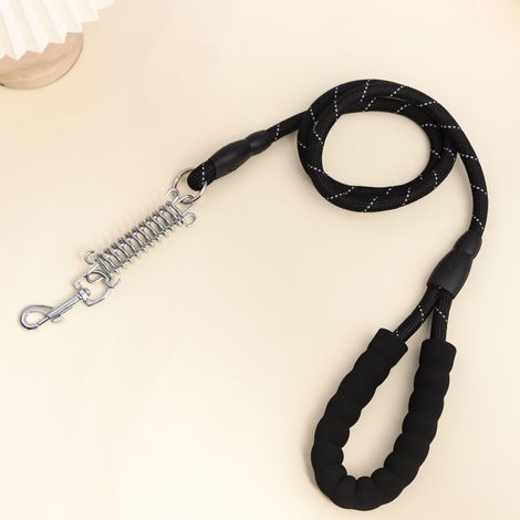 Longe pour Chien, 150cm, Laisse Chien 10m avec Poignée et Sac de Rangement Longue Corde Chien, Laisse Longue Caoutchoutée, Antidérapante et Robuste pour Petits à Grands Chiens (1/4)