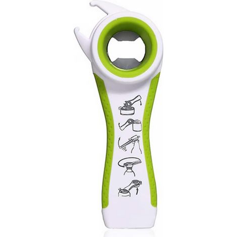 5-in-1 Bottle Opener Can Use the Jar Opener for Seniors Rheumatoid Arthritis Manual in a Tin, Openers (1/5)