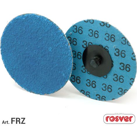 ROSVER FRZ DISCO DISCHI IN TELA ABRASIVA ALLO ZIRCONIO PER INOX Ø75 - 120 (1/2)