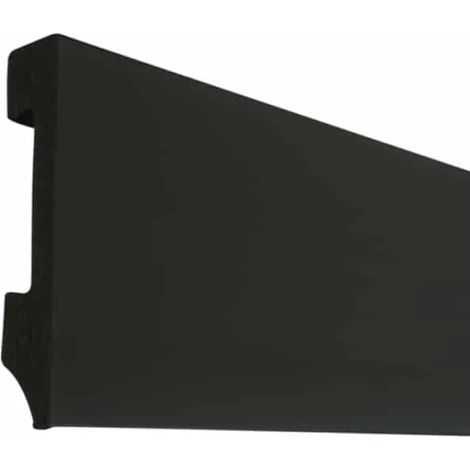 Lot de 5 - plinthe plastique noire 8 cm x 240 cm 202717563 (1/2)