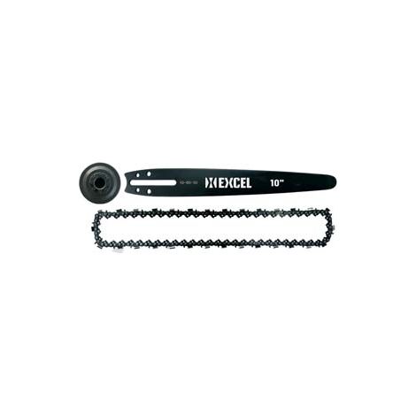 KIT BARRA CARVING+CATENA+CAMPANA FRIZIONE PER MOTOSEGA CM.25  cm.2510  passo 1/4050 (mm.1,3)    EXCEL