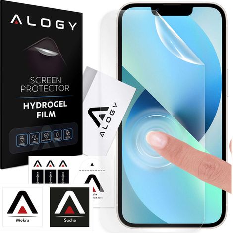 Película de hidrogel para protector de pantalla de iPhone 13 Película de hidrogel Alogy (1/5)