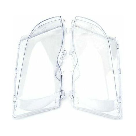 Copertura faro KZQ, copertura faro in vetro trasparente per Serie 3 E46 01-05 Facelift 63126924043, 63126924044 (1/2)