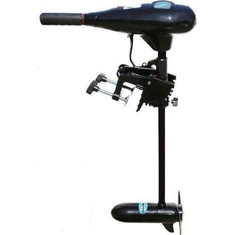 hors-bord pour bateau pneumatique, kayak, canot, canoë et petite embarcation de brosse de pêche à la traîne électrique de 40 lb 12 V, bateau de pêche gonflable, de canoë de kayak