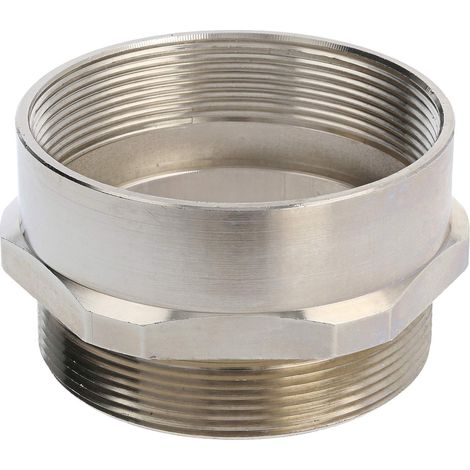 LAPP Zwischenstutzen PG/PG PG48x1,588 MSZ-48L lang Sechskant Messing (CuZn) vernickelt Anschlussgewinde 15,0mm - 1 Stück (1/2)