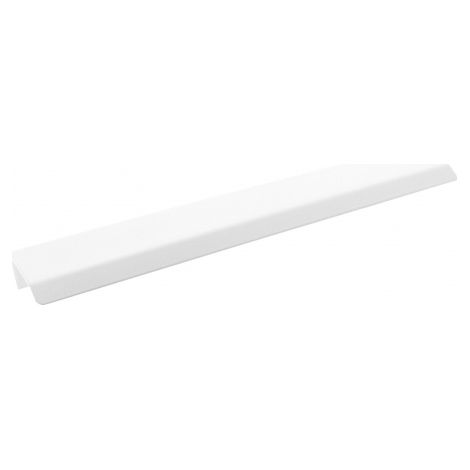 Ouvre&Déco – Poignée de meuble aluminium blanc entraxe 128 mm – Design moderne CURVE – Largeur 200 mm – Hauteur 31 mm pour portes et tiroirs