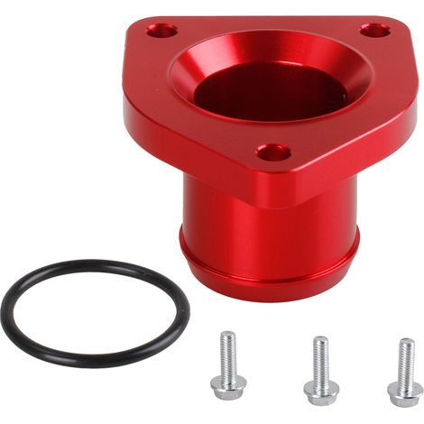 Car modification thermostat/thermostat water tap suitable for Ford Powerstroke 7.3L 1999-2003 - Red (1/3)