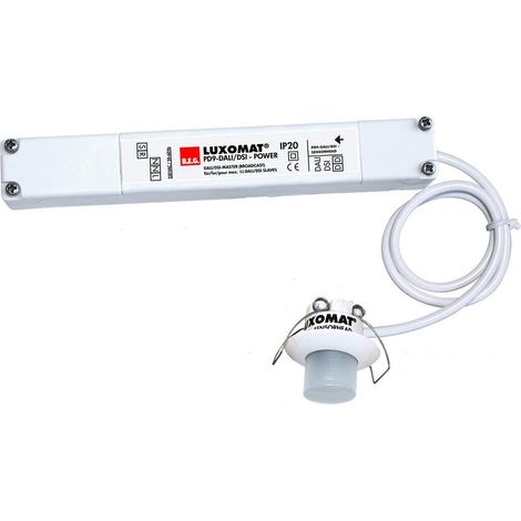 Mini détecteur maître DALI-DSI encastré blanc H: 10m max détection 360° Ø 6m de biais IP20 BEG (1/2)