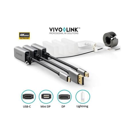 Adaptador de cable HDMI Vivolink PROADRING13S de aluminio (1/5)