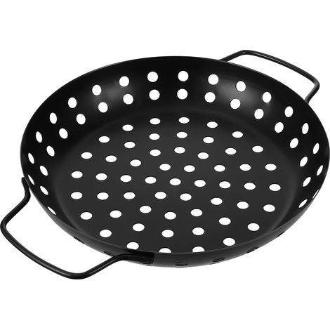 grillschale mit Griff Grillplatte Camping BBQ grillkorb