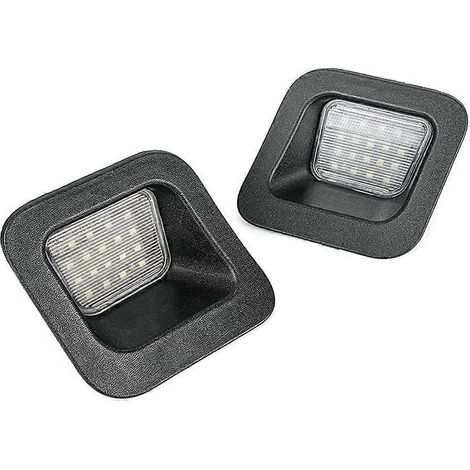 2Pcs Feux de Plaque d'Immatriculation LED Améliorant la Visibilité Nocturne, Paire pour Véhicule 1500 (1/4)