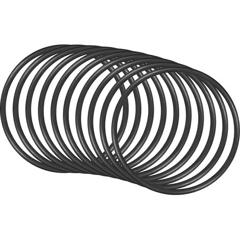 105x95x5mm Nitrile Rubber O-Rings 10 Pieces Round Black (1/5)