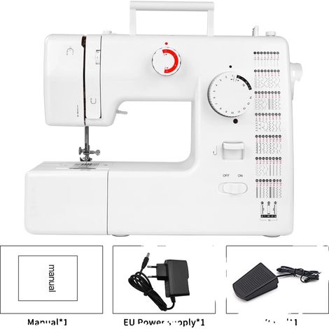 Mini Machine à Coudre, 59 Options de Points, Capacité à Double Aiguille, Légère et Portable (1/5)