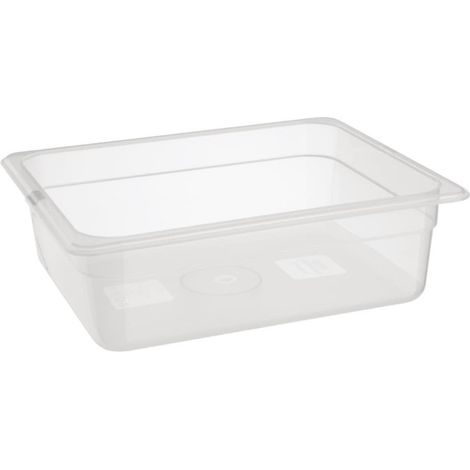 Bac en polypropylène GN 1/2 sans couvercle 100mm - 325 x 100 x 100 mm - NISBETS ESSENTIALS (1/4)