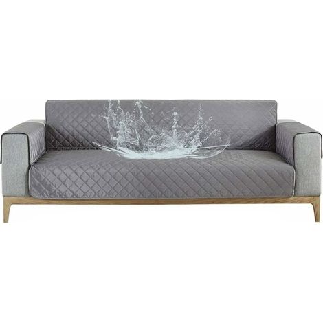 1 Housse de canapé imperméable, antidérapante, en polyester matelassé, pour salon avec enfants et animaux (1/5)