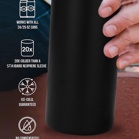 Refroidisseur pour canette Coca-Cola de 355 ml, tasse isotherme sous vide, manchon double couche en acier inoxydable pour bouteille de bière (1/5)