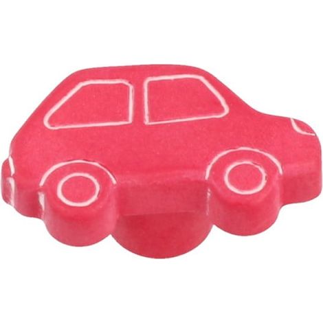 Möbelknopf Schubladenknopf Kindermöbelknopf Modell Rotes Auto Kommodenknopf (1/4)