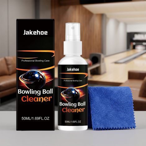 Bowlingkugelreiniger, tägliches Reinigungs- und Pflegeprodukt für die Bowlingkugeloberfläche – Reiniger 50 ml1 + Handtuch1 -- BIEMMEDUE (1/5)