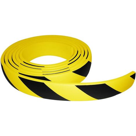 Protector de espuma adhesiva negro y amarillo PUC500NJ 5m - 60x10