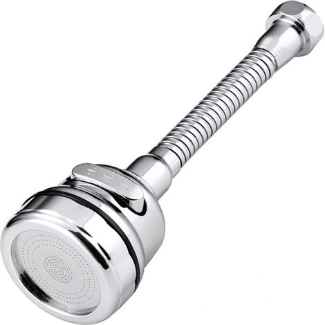 VURAHOME - 17CM Aérateur de Robinet Tête de Pulvérisation pour Robinet 360°Pivotant Embout Robinet Cuisine Robinet Pivotant à Eau 3 Modes Réglable,pour Robinet Evier de Cuisine (1/5)