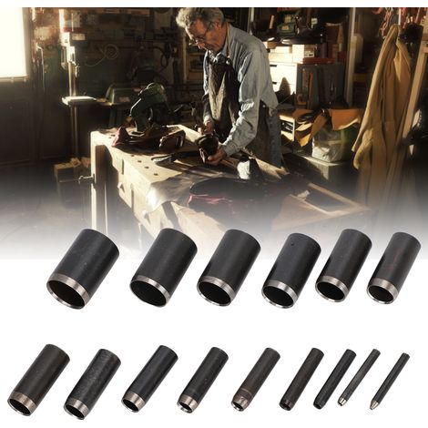 Kit de 15 pièces pour ceinture à outils en cuir à monter soi-même, coupe-embouts A31