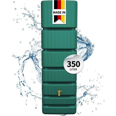 4rain SLIM Wandtank 350 Liter dunkelgrün