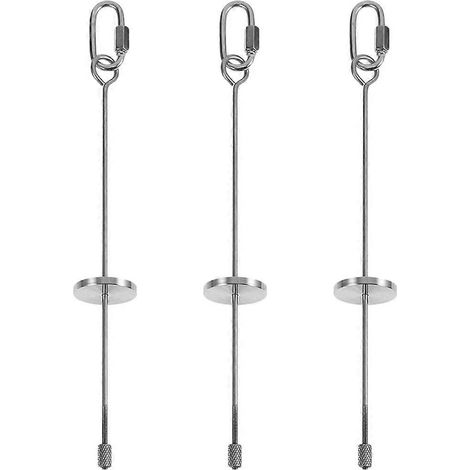 Lot de 3 supports pour nourriture en cage à oiseaux, brochettes de fruits pour perroquets, jouets de recherche de nourriture pour oiseaux, accessoires pour cage à oiseaux (1/3)