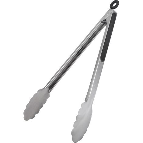par de pinzas de cocina de 34 cm, perfectas para coger alimentos, ensaladas y para asar a la parrilla. (1/5)
