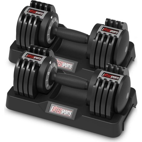 Verstellbare Hanteln 2-12kg mit rutschfestem Griff für Ganzkörpertraining (1/5)