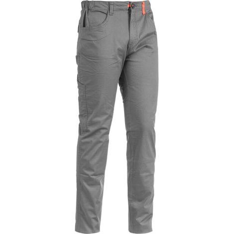 PANTALONE SUPER STRETCH GRIGIO MIS. XXL