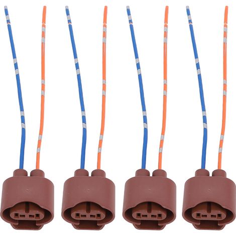 Adaptateurs de Faisceau de Câbles de Phares 9006 HB4, pour Phares Antibrouillard, Connecteurs à Prise DC12-24V pour Phares et Lampes Halogènes, 4 Pièces. (1/5)