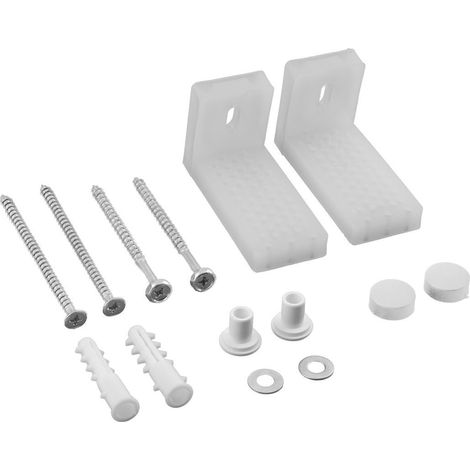 Kit de fixation, blanc