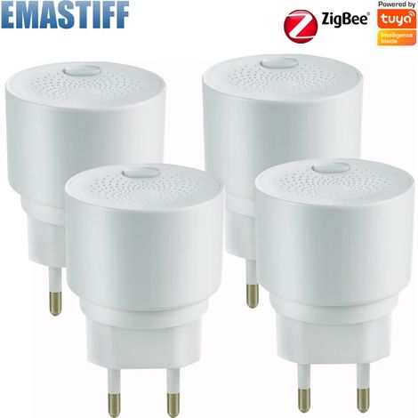 (Lot de 4, version Zigbee) Détecteur de gaz naturel intelligent - Alarme de gaz combustible - Sécurité incendie (1/5)