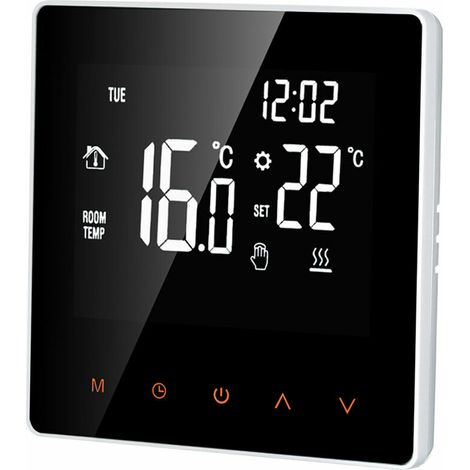 Thermostat Intelligent, Ecran Lcd, Ecran Tactile, Programmable, 16 A (1/5)