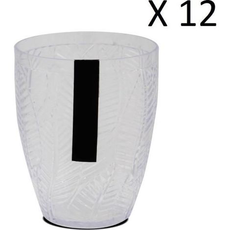 Lot de 12 verre à liqueur, verre dégustation - Diamètre 8.8 x Hauteur 11 cm -JUANIO (1/3)