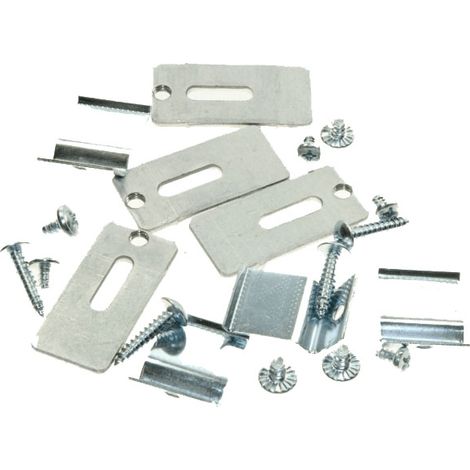 EQUERRES DE FIXATION TABLE + VIS POUR TABLE DE CUISSON SCHOLTES - C00142145