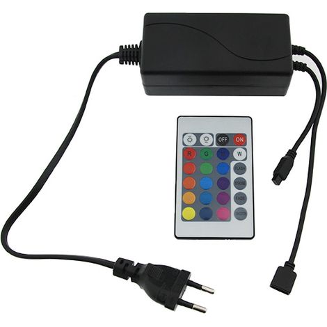 Adaptateur secteur pour bandes LED RGB 60W 12VDC - Ledme - LM2032 (1/2)