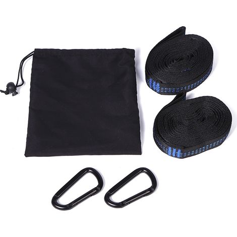 Meter langer Pilates-Gurt für Outdoor-Hängematten, Baumbefestigungsseil, robuster Tragegurt, 2 Gurte, 2 Schnallen, 1 Tasche (1/5)