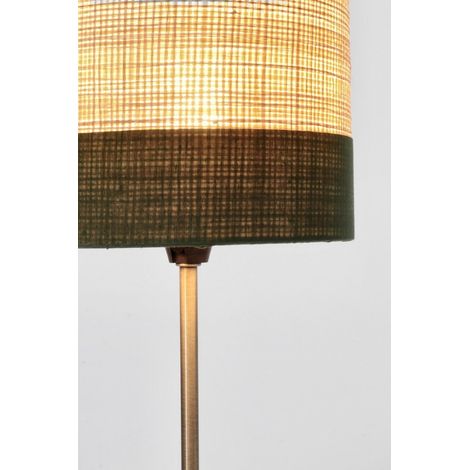 Lampada da Tavolo Acciaio Beige Boho da Interno H40 - ZAIN - Colore: Verde (1/5)