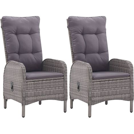 Maison Exclusive - Set Mobili da Pranzo per Giardino 3 pz Grigio