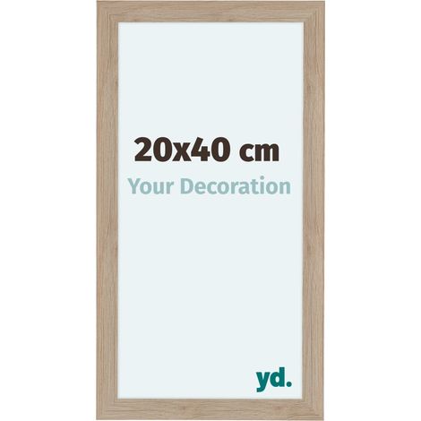 yd. - Cadre photo 20x40 - Chene Clair - MDF - Como (1/5)