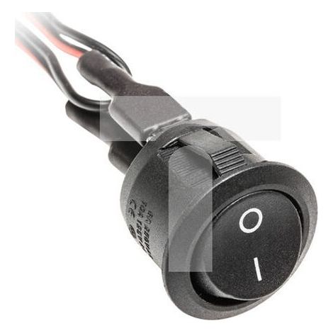 Interruttore gtv 12V 3A con fili 0,1m nero