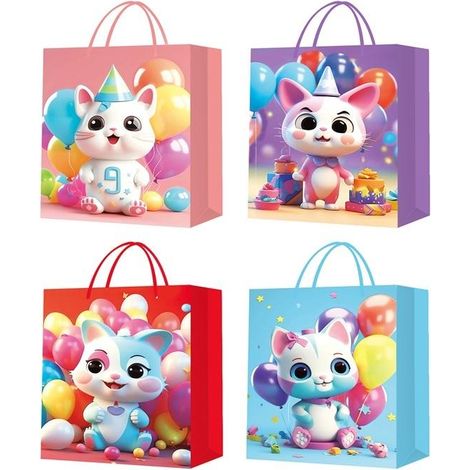 Bolsa de regalo de gatitos M