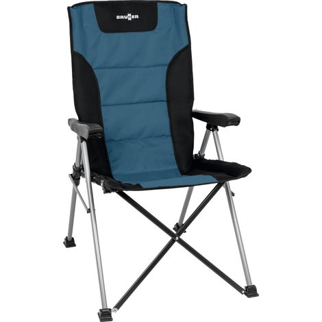Brunner Faltstuhl RAPTOR HIGHBACK schwarz-blau