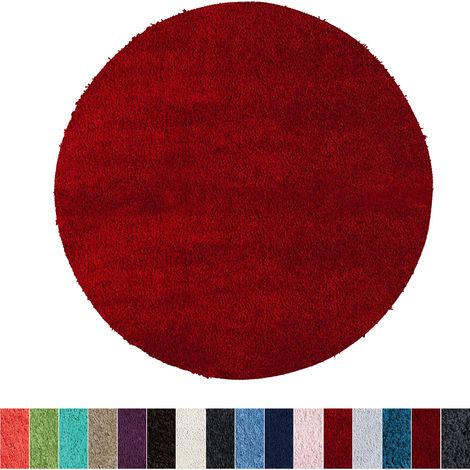 Badematte Sky Soft Rot 95 cm Durchmesser