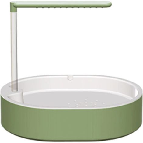 Baignoire pour animaux avec douche – Baignoire pour chiens et chats avec pompe et débit d'eau réglable – Outil de nettoyage pour animaux