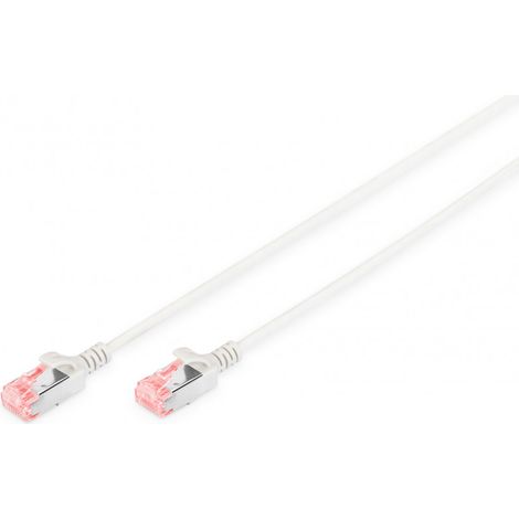 DIGITUS CAT 6 U/FTP Slim Patchkabel 0,5m grau (DK-1624-005S)